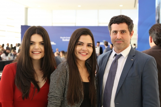 Victoria Dopazo (Ministério da Integração), Isabella Vieira de Lima (estudante), Pedro Pedrosa (FNDE)